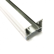 Карниз - алюминиевый профиль, длиной 5,7 м, цвет белый CN-CT75010350KIT10